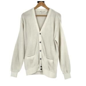 Vintage Arnold Palmer Mens Button Up Cardigan Size Medium Golf 80s-90s Grandpa